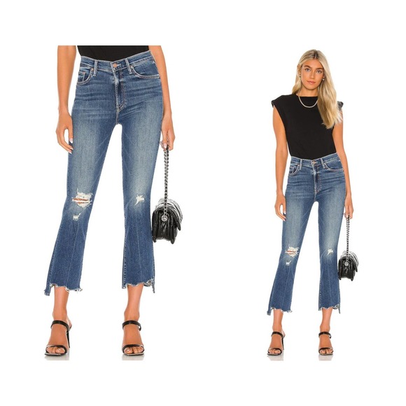 MOTHER Denim - MOTHER The Insider Crop Step Chew Sz 26 NWOT